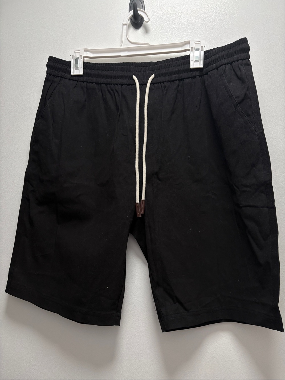 Coofandy Men's Black Athletic Drawstring Shorts  | xl | comfortable fisherman